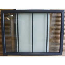 Châssis Fixe PVC Style Verrière H100 x L135 cm