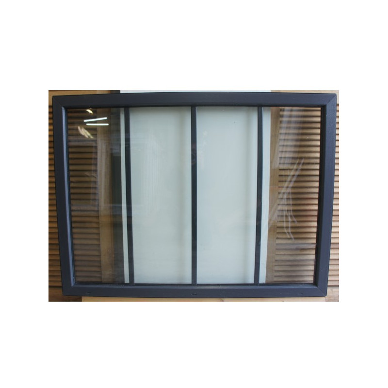 Châssis Fixe PVC Style Verrière H100 x L135 cm