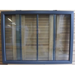 Châssis Fixe PVC Style Verrière H100 x L135 cm
