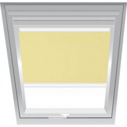Store Occultant Roto ZRV Jaune V26 - Rail Aluminium