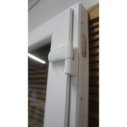 Porte PVC Blanc 208x86 cm Double Vitrage - TU009