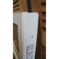 Châssis Fixe Imposte de Porte PVC Blanc 40x125 cm - Réf MTU742