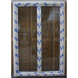 Fenêtre Alu/PVC Blanc Deceuninck 2 Vantaux | Déstockage