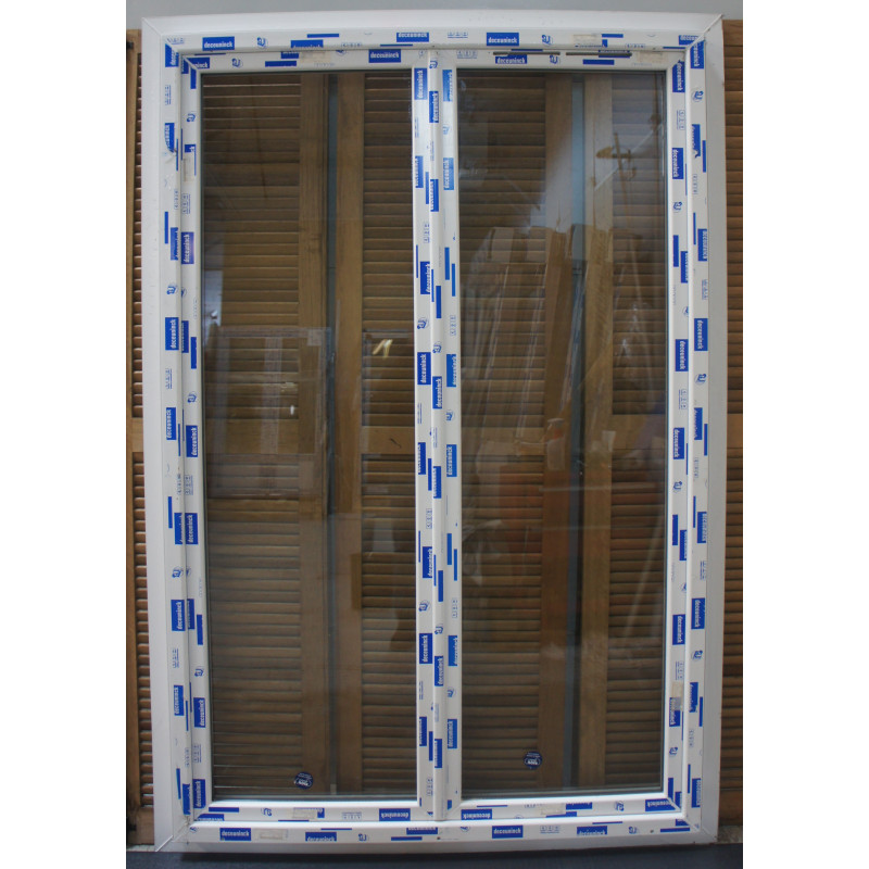 Fenêtre Alu/PVC Blanc Deceuninck 2 Vantaux | Déstockage