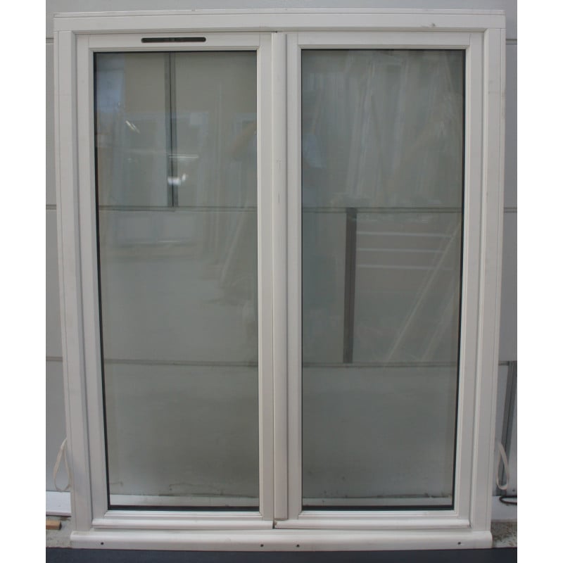 Fenêtre Bois Laqué Blanc 2 Vantaux 162x118 | Réf LK127