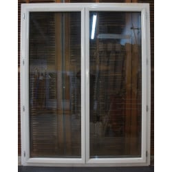 Porte-Fenêtre Aluminium 2 Vantaux H188 x L146 cm | LK134