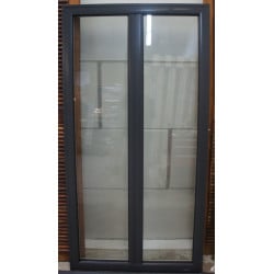 Fenêtre Aluu Blanc/Anthracite 2 Vantaux H191 x L99 cm - LKB018