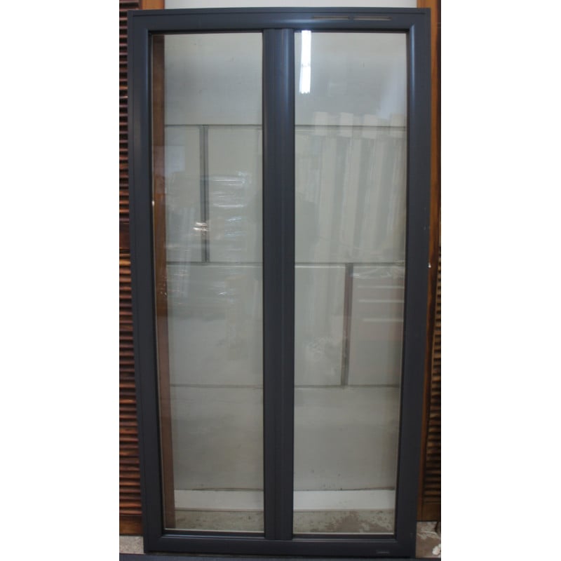 Fenêtre Aluu Blanc/Anthracite 2 Vantaux H191 x L99 cm - LKB018