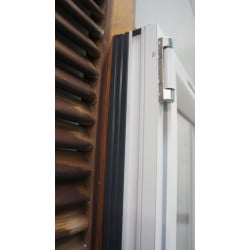 Fenêtre Aluu Blanc/Anthracite 2 Vantaux H191 x L99 cm - LKB018