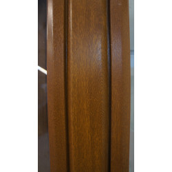 Fenêtre PVC Chêne Doré & Blanc H172 x L211 cm | Fin de Chantier