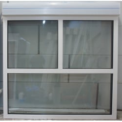 Châssis Fixe Alu K•LINE Anthracite & Blanc + Volet | 187x183 cm