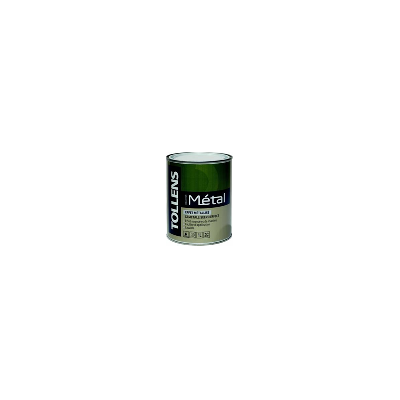 Peinture métal style aluminium 1L TOLLENS