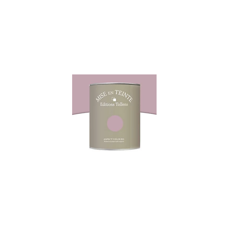 Peinture bruyères effet velours 1L TOLLENS Peinture bruyères effet velours 1L TOLLENS
