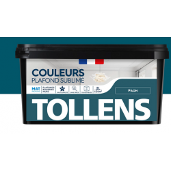 Peinture Intérieure Bleu Paon Mat 2L Tollens (24m²) — TO008