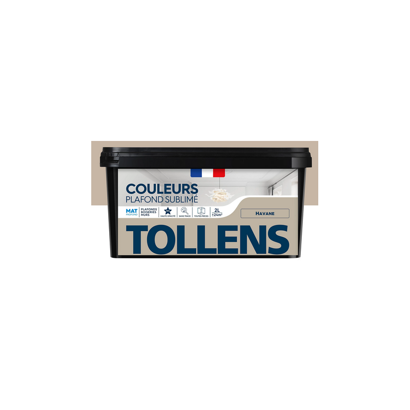 Peinture sublimé mat beige havane 2L TOLLENS