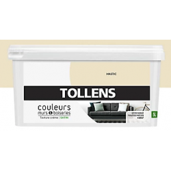 Peinture Mastic Satin 5L Tollens — Murs & Boiseries