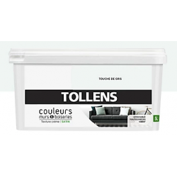 Peinture Touche de Gris Satin 5L Tollens — Murs & Boiseries