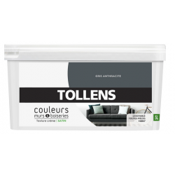 Peinture Anthracite Satin 5L Tollens — Murs & Boiseries