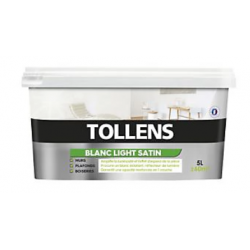 Peinture Blanc Light Satin 5L Monocouche Tollens
