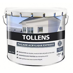 Peinture Façade Express Tollens Gris 14L | Fin de chantier