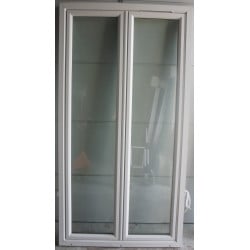 Fenêtre PVC Blanc 2 Vantaux H200 x L105 cm - LKD051
