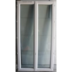 Fenêtre PVC Blanc 2 Vantaux H200 x L105 cm - LKD051
