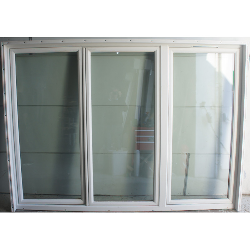 Fenêtre PVC Blanc 3 Vantaux H166 x L230 cm | Fin de Chantier