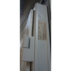 Porte d'entrée PVC blanc/anthracite H218xL96cm - MTU165 | Fin de Chantier