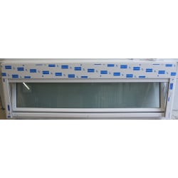 Châssis Abattant PVC Blanc avec Volet Électrique 73x215 cm | ACO011